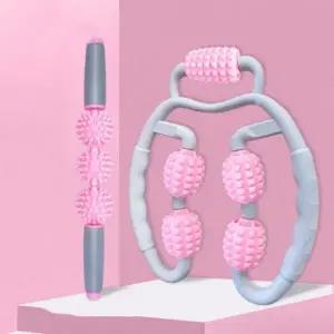 [골드스마일]마사지롤 안마 세트 어깨 돌기형 마사지