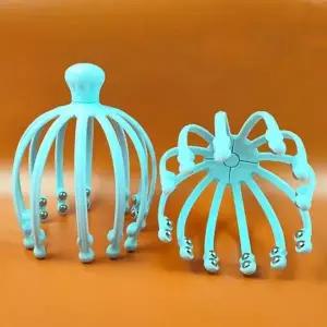 [골드스마일]두피롤러 지압기 두피안마기 마사지기 머리마사지 롤러