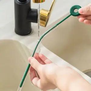 [골드스마일]실리콘 청소솔 개인용 아보카도색 빨대 빨대솔 텀블러