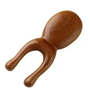 [골드스마일]얼굴 마사지 도구 원목 괄사 스틱 쭈꾸미 형태 피부 관리 기기