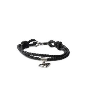 프라다 트라이앵글 로고 레더 브레이슬릿 2IB750038 TP445954555