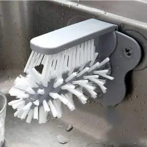 젖병 식기 세척용 흡착식 컵솔 싱크대 브러쉬 설거지 솔