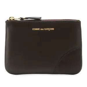 골드 로고 클래식 가죽 카드지갑 SA8100 BROWN