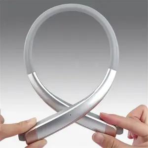 넥밴드이어폰 HBS-1100 스테레오 블루투스 헤드폰 바이노럴 핸즈프리 넥밴드 이어폰 패션 미니 무선 헤드셋