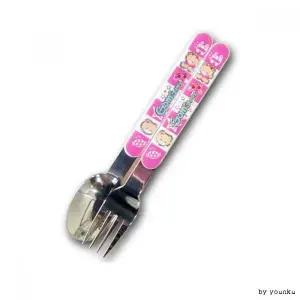 [골드스마일]아동용 컬러 캐릭터 숟가락 포크 어린이 식사용 커트러리