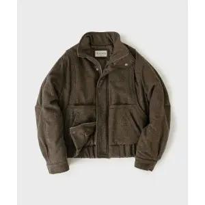 후브스 HOOVES 데일리룸 울 패디드 헤링턴 자켓 브라운 HVS25-JK57 105559