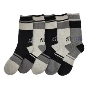 아놀드파마 남자겨울양말 발목긴 장목 신사 파일 방한 양말 5켤레 국산 선물