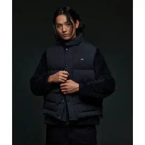 매장정품 LEE 유틸리티 포켓 패딩 베스트 블랙 LE2504VT02BK 194097