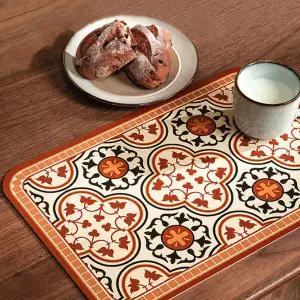 [골드스마일]아망뜨 북유럽풍 가죽 식탁매트 감성 플레이팅매트