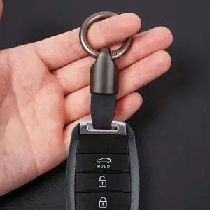 자동차 키링 가죽 스웨이드 열쇠고리 스마트키고리 (WFG2PO1)