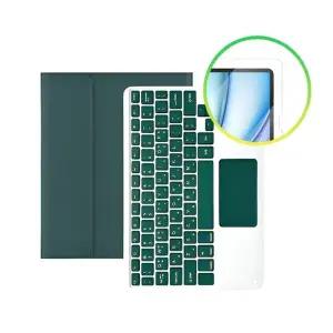아이패드 에어13 M3 터치패드 키보드 케이스+액정 보호필름 1매
