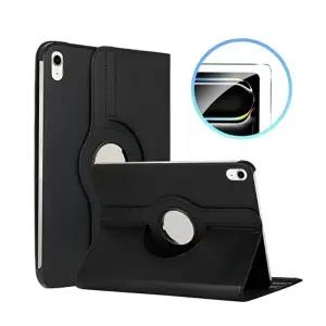 아이패드 에어13 M2 크로스 케이스+강화유리 필름