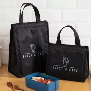 직장인 방한 도시락 스타일 보온 보냉 가방 토트 런치