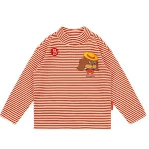 [롯데백화점]베베드피노 레이첼 스트라이프 하프넥 티_BP44TR435