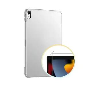 아이패드 에어 2 호환 젤리 케이스+강화유리 필름 2매