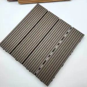 바닥타일 데크 다크브라운 조립식 데크타일 우드st 바닥재 데크타일 데크 조립식 바닥