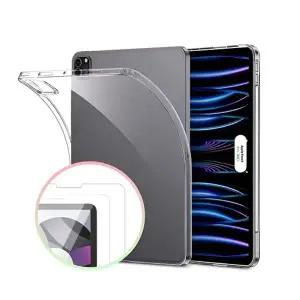 아이패드 에어13 M2 젤리 케이스+강화유리 2매 세트