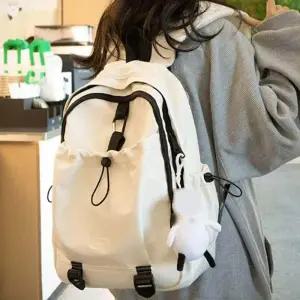 [룽스]백팩 여행 옥스포드 텀블러백 포켓 가방 1P