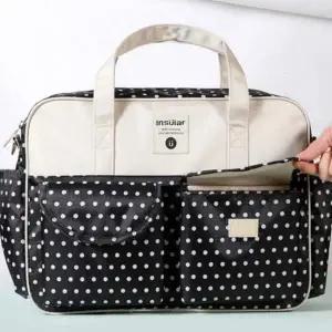 [골드스마일]기저귀가방 가방 아기 가벼운 방수 포켓 도트백