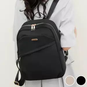 [룽스]깔끔 지퍼 생활방수 데일리 여성 백팩