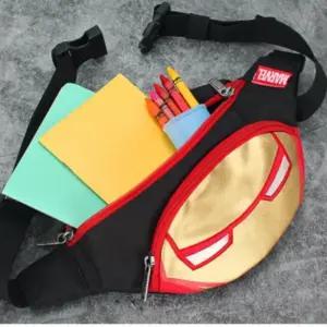 [룽스]가방 아이언맨 키즈 힙색 아동 보조가방