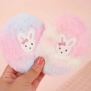 ( )분리형 퍼 똑딱이 귀마개 토끼 1P 겨울 귀싸개 귀도리