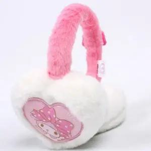 ( )마이멜로디 글리터 하트 접이식 귀마개 어린이 겨울 방한용품