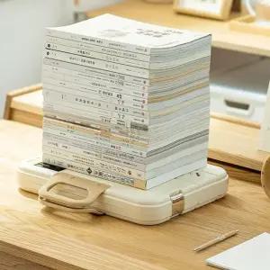 [룽스]플라스틱 문서파우치 서류가방 잠금장치