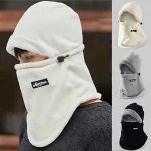 남성 여성 겨울 방한 멀티 풀 커버 후드 넥 워머 방한 겨울 골프 니트 넥워머 목토시 스포츠 용품