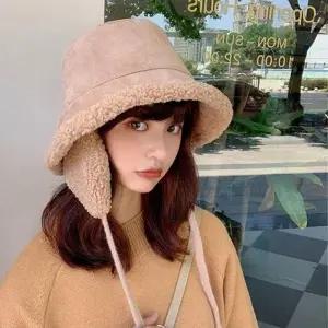 르멜 뽀글이 귀달이 모자 니트모자 양털 털모자 벙거지 버킷햇 챙모자 겨울모자 귀도리 벙거지모자 겨울