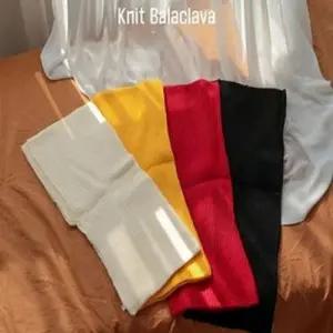 (상품선택 02.옐로우)겨울 니트 후드 바라클라바 4color 여성 페이크 후드 바라크라바 후드 크라바 겨울 페