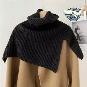 따뜻한 니트 숄 넥워머 겨울 아이템 포근한 넥워머 어깨숄 겨울 넥망토 목폴라워머