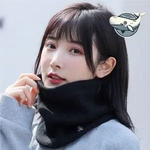 겨울 방한 넥워머 부드러운 융털 머플러 따뜻한 방한 넥워머 목토시 니트 기모 골프 털목도리 겨울