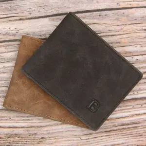 얇은 슬림지갑 스웨이드 반지갑 학생용 미니 직장인 1