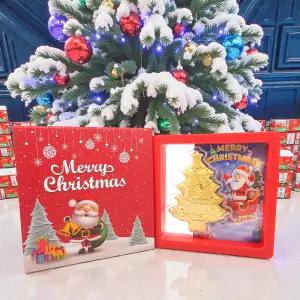 [크리스마스 한정] 순금 크리스마스 트리 0.1G 연말 선물 골드바 콩알금