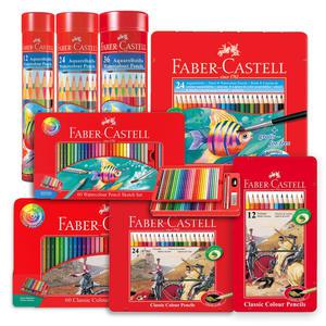 파버카스텔 수채/유성 색연필 세트/모음 [12색/24색/36색/48색/60색/틴/라운드]