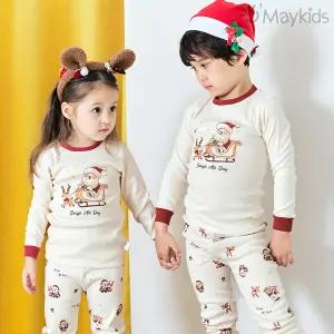 겨울 크리스마스 아동내의 유아내복 키즈 아기 초등 주니어 실내복