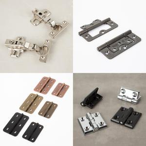 [철물인] 가구경첩 장농 싱크대경첩 유리 욕실장 미니힌지 무타공 정첩 피벗힌지 장석 무보링 스텐 연결