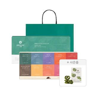 오설록 프리미엄 티 컬렉션 세트, 10종(40입)+증정(쇼핑백+말차프레첼)