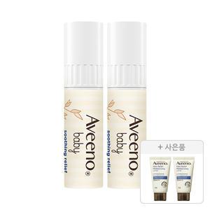 아비노베이비 수딩 릴리프 립 페이스 밤 4g, 2개 + 증정(스킨릴리프 바디로션 30g, 2개)
