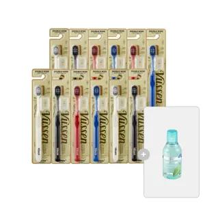 뷰센 더블와이드 칫솔 12입+쿨가글 100ml