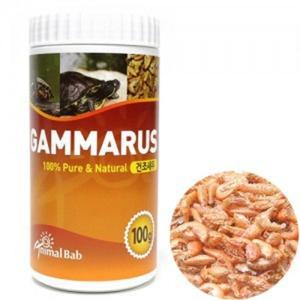 [수족관용품] PSP 감마루스 100g/1000ml/거북이먹이 거북이사료 거북이밥 파충류 이구아나 열대어