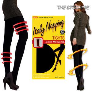 라시아 프리미엄 200D 착압 기모 팬티스타킹