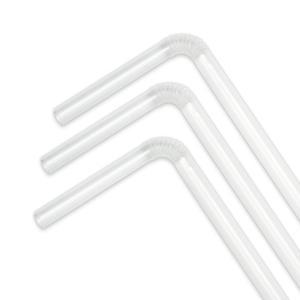 7mm 투명 자바라 빨대 카페 일회용 테이크아웃 주름형 스트로우 1박스 8000개