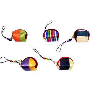 핸드폰고리 색동 콩지갑/동전지갑/전통동전지갑/외국인선물/핸드폰고리/콩지갑