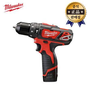 밀워키 충전햄머드릴 M12 BPD-202C 2.0AH 2베터리 12V 충전함마드릴 해머드릴 충전드릴