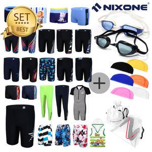 닉스원 남아동 수영복 4종세트 실내수영장 주니어 반바지 비치웨어