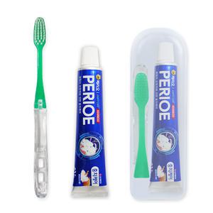 엘지 페리오50g 접이식 칫솔 미니 여행용 양치 세트