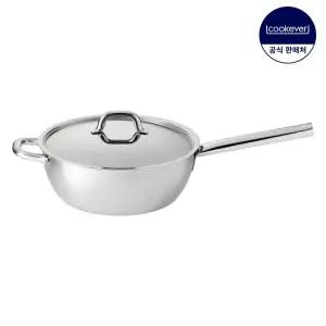 쿡에버 라이트 인덕션 통3중 스텐 웍 궁중팬 26cm
