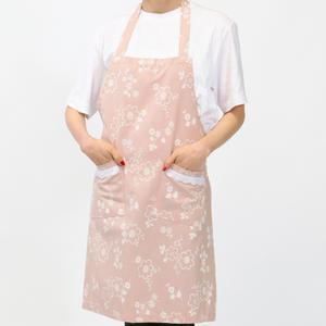 인디핑크꽃 목걸이 앞치마 가정용 식당 주방 급식 KAE38